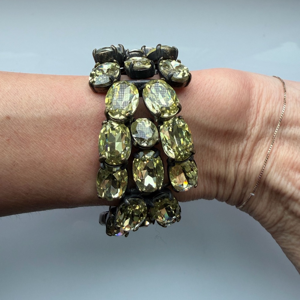 Sparkly Yellow & Black Bracelet